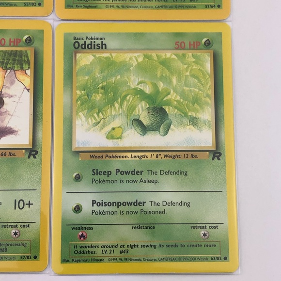 Pokemon Vintage Card Grass Type Lot H - Picture 5 of 10
